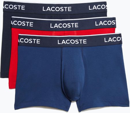 Bokserki Lacoste 5H3389 W64 3 pary navy blue/red methylene | WYSYŁKA W 24H | 30 DNI NA ZWROT