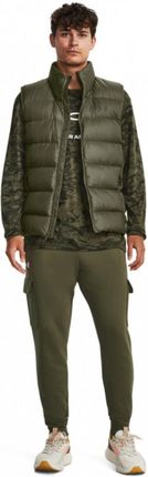 Męskie spodnie dresowe Under Armour UA Rival Fleece Cargo Jogger - zielone