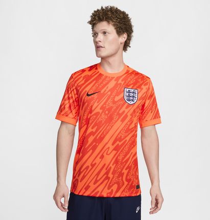 Męska koszulka piłkarska z krótkim rękawem Nike Dri-FIT Anglia (drużyna kobiet) Stadium Goalkeeper 2024/25 – replika - Pomarańczowy