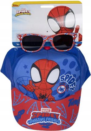 Czapka Z Daszkiem Spidey I Superkumple Okulary Przeciwsłoneczne Spiderman