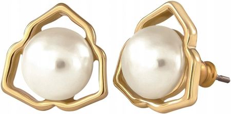 Colibra Kolczyki dzwonki z perłami kolekcji Classic (P14785AU)