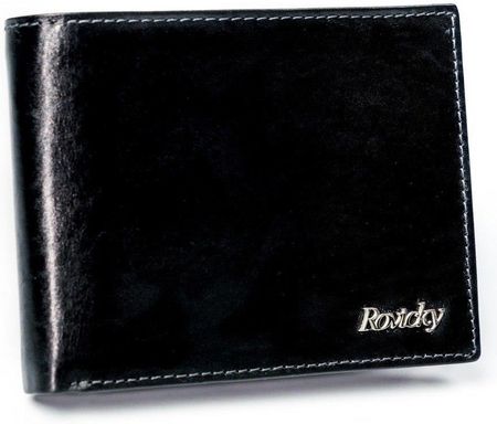 Piękny duży portfel męski ze skóry licowej Rovicky