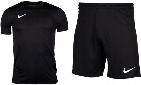 Nike komplet męski strój sportowy czarny koszulka spodenki Dry Park roz. S