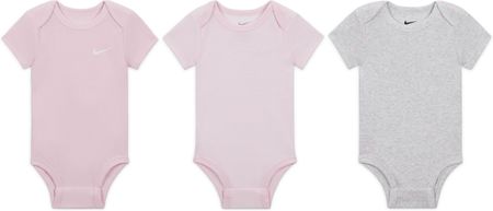 Body dla niemowląt (0–9 M) Nike Baby Essentials (3 szt.) - Wielokolorowe