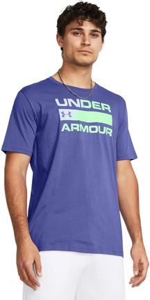 Męska Koszulka z krótkim rękawem Under Armour UA Team Issue Wordmark SS 1329582-561 – Fioletowy