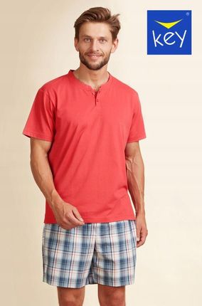 Piżama MNS 410 A22 Kolor(czerwony-kratka) Rozmiar(M)
