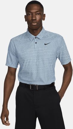 Męska koszulka polo do golfa Dri-FIT ADV Nike Tour - Niebieski