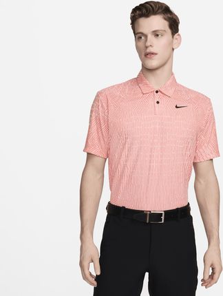 Męska koszulka polo do golfa Dri-FIT ADV Nike Tour - Brązowy