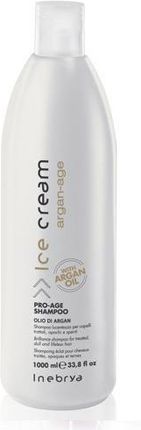 Inebrya Ice Cream Argan Age szampon do włosów 1000ml - zdjęcie 2
