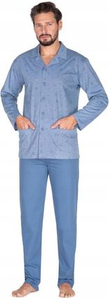 Piżama 444A Kolor(niebieski) Rozmiar(3XL)
