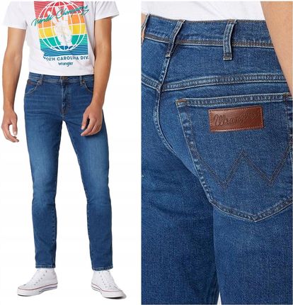 Męskie spodnie jeansowe dopasowane Wrangler Texas Slim W34 L36