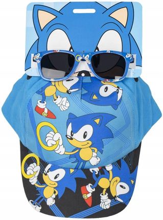 Zestaw Dla Dziecka Okulary Przeciwsłoneczne Czapka Z Daszkiem Sonic Ring