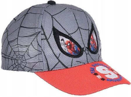 Chłopięca czapka z daszkiem szara Spider-Man 52