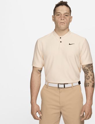Męska koszulka polo do golfa Dri-FIT Nike Tour - Brązowy