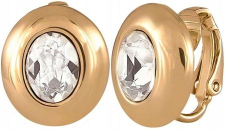 Colibra Klipsy okrągłe z okrągłym kryształem (E13592AU)