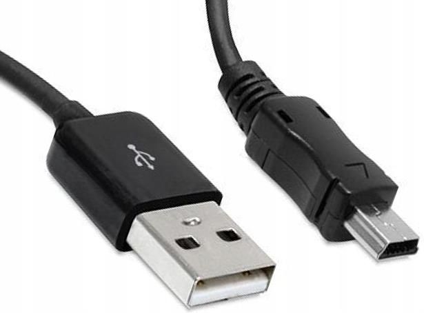 Delock USB2.0 HighSpeed 480Mb/s spiralny A/wtyk-miniB