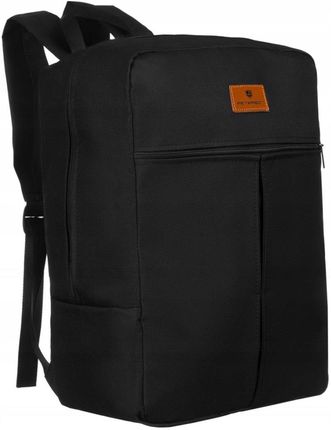 Beltimore Plecak podróżny lekki bagaż podręczny unisex kabinówka samolotowy czarny Peterson GBP10 czarny