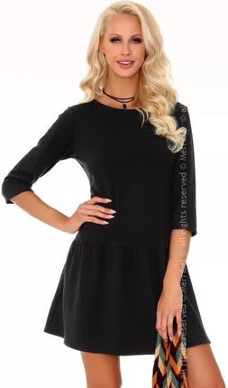 Marhix Black Sukienka Mała Czarna XL (42) czarny
