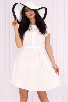 Medesia White 85515 Sukienka XL (42) biały