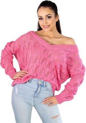 Gloris Pink Sweter S/M różowy