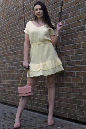 Dalirena Lemon Sukienka M (38) żółty