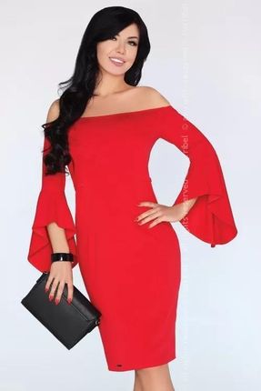 Yolandena Sukienka L (40) czerwony