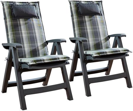 Blumfeldt Donau Poduszka Na Krzesło Ogrodowe Z Wysokim Oparciem Poduszka Na Fotel Ogrodowy Poliester 50x120x6cm Cpt10102699102