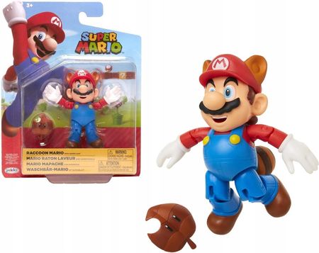 Jakks Pacific Mario Figurka 10Cm Raccoon I Liść 41177