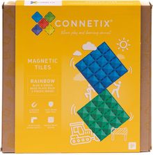 Connetix Klocki Magnetyczne Rainbow Base Plate Pack 2 Elementy