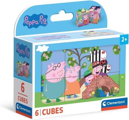 Clementoni Klocki Peppa Pig 6 Elementów 40659