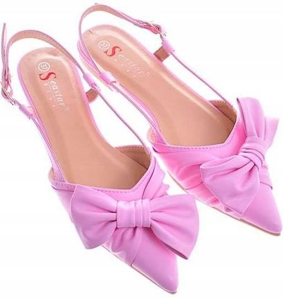 Różowe Balerinki Seastar buty damskie 10459 37