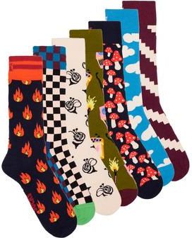 Skarpetki wysokie Happy socks  WILD WEEK SOCKS X7