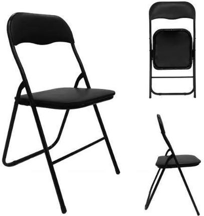 Kontrast Krzesło Składane Konferencyjne Leon 43,5X47X79cm Czarne