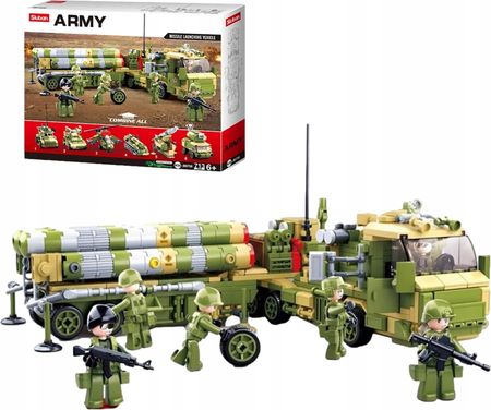 Sluban Klocki Army Pojazdy Wojskowe 6 W 1 Sprzęt 713El.
