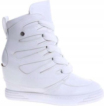 Sznurowane Białe Trampki Sneakersy buty 14900 39