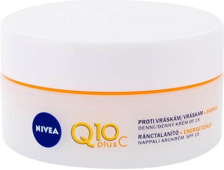 Krem Nivea Anti-Wrinkle + Healthy Glow Q10 Energy Spf15 Do Twarzy Na Dzień 50Ml