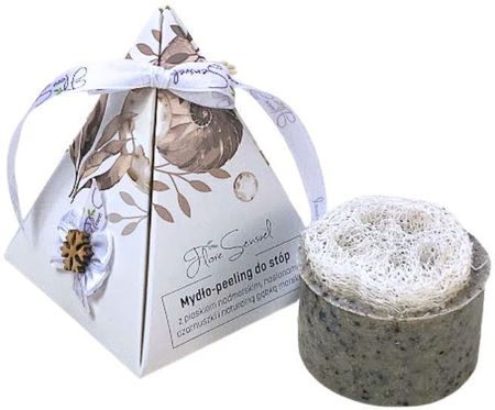 Flore Sensuel Mydło Peeling Do Stóp Z Naturalną Gąbką Ścierającą 90g