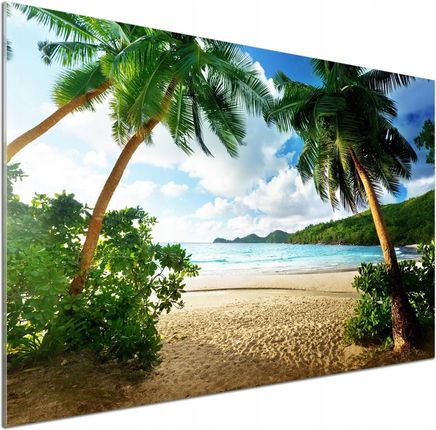 Tulup Panel Do Kuchni Palmy Na Plaży 100x70cm