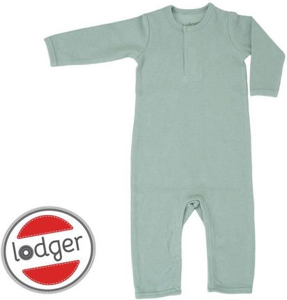 Lodger Pajacyk piżamka niemowlęca bawełniana jasna zieleń Basic Rib Peppermint r. 68 ® KUP TERAZ