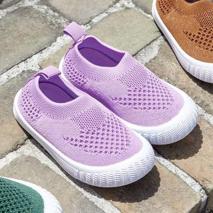 Lassig Ultrawygodne elastyczne trampki dziecięce z antypoślizgową podeszwą Splash & Fun lilac, rozm. 22 ® KUP TERAZ