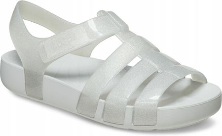 Crocs Isabella Glitter Kids silver 209836-0IC sandały sandałki C12 29-30