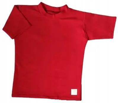 Koszulka czerwona rozmiar 104