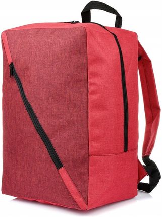 Plecak podróżny samolotowy mały bagaż podręczny lekki czerwony BELTIMORE Q7