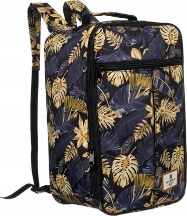 Plecak podróżny lekki bagaż podręczny unisex Peterson tropikalny BPP06 wiel