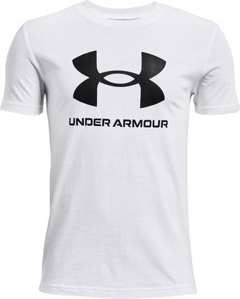 Under Armour T-Shirt Ua Sportstyle Logo 1363282 Biały Loose Fit