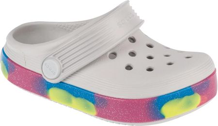 Crocs Off Court Glitter Band Clog T 209717-1FS : Kolor - Białe, Rozmiar - 22/23