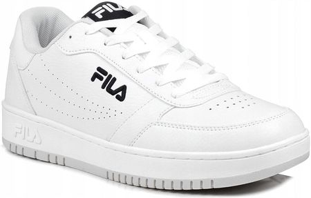 Buty męskie sportowe sznurowane ekoskóra niskie białe Fila Rega 45
