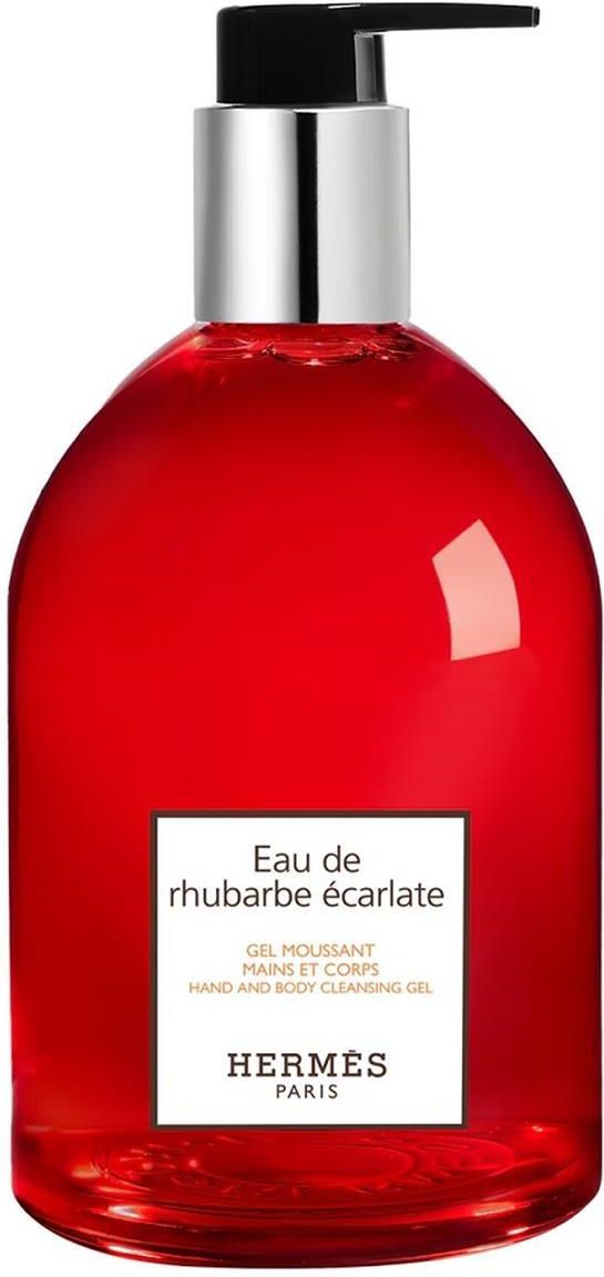 HERMES Eau de rhubarbe éclarate 300ml Hermès Le Bain Eau De Rhubarbe Écarlate Żel Oczyszczający Do