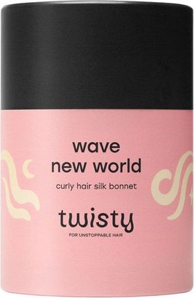 Twisty Wave New World Jedwabny Czepek Do Włosów Kręconych