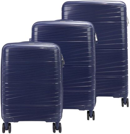 Mocna walizka damska z ABSu Pierre Cardin SARA03 203 x3 Z